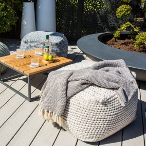 Suns Lifestyle Square Pouf